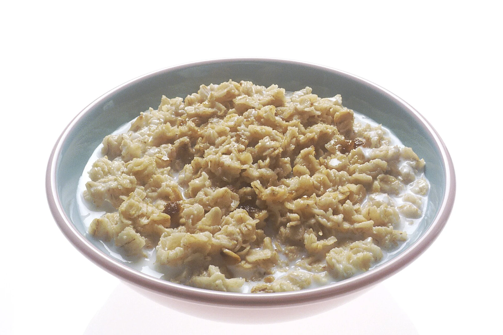 Bowl of cooked oatmeal